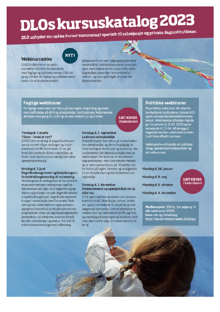 DLOs Kursuskatalog 2023